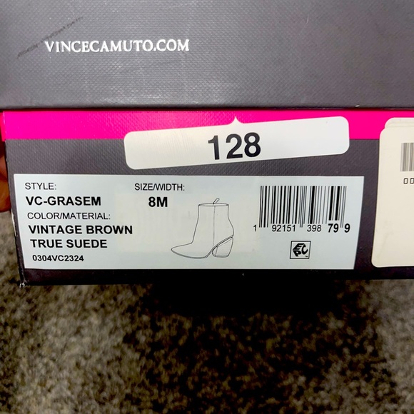 Vince Camuto Vintage Brown True Suede BOTTIE - Picture 5 of 5